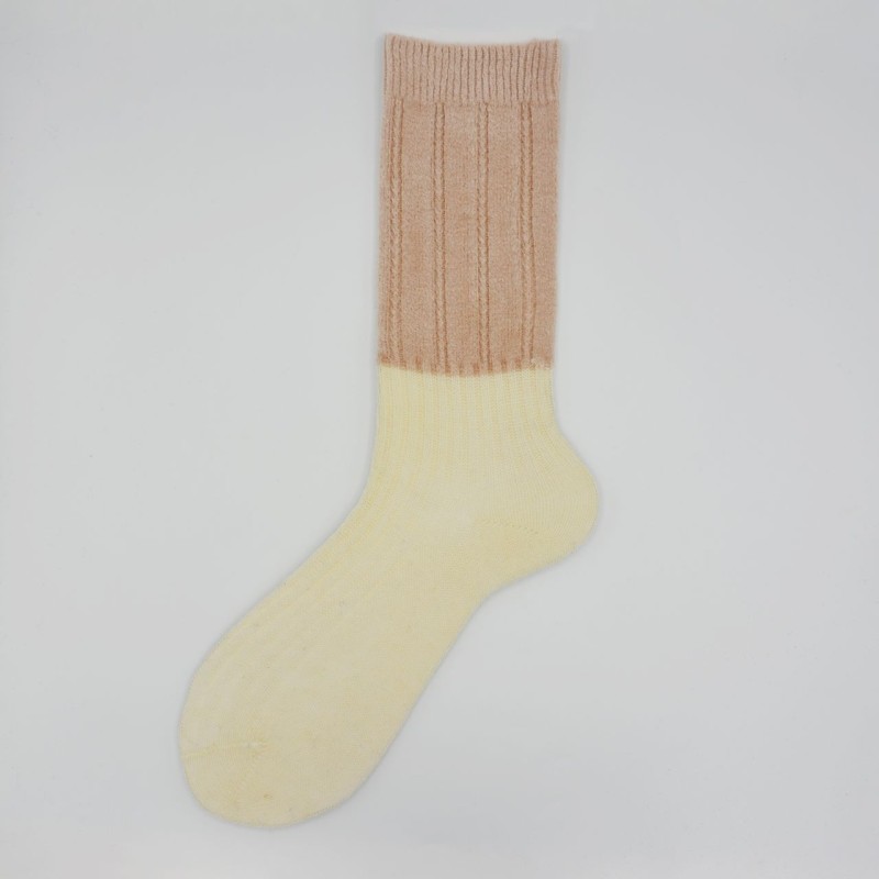 Calza corta in cashemere e ciniglia Jim