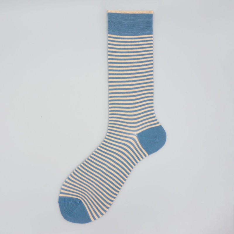 Calza corta in caldo cotone a righe...