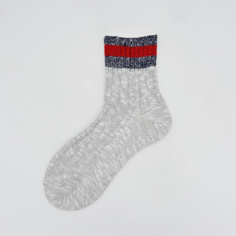 Calza corta da donna in cotone con...