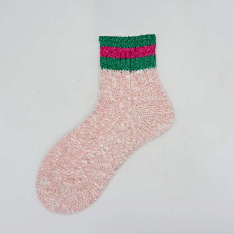 Calza corta da donna in cotone con...