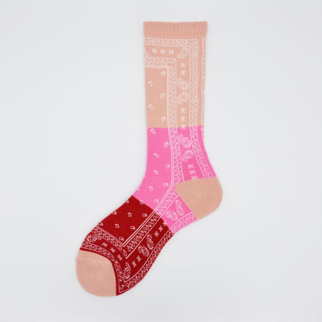 Calza corta in spugna di cotone fantasia bandana Tami 2