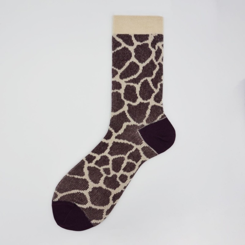 Calza corta in cotone e ciniglia...