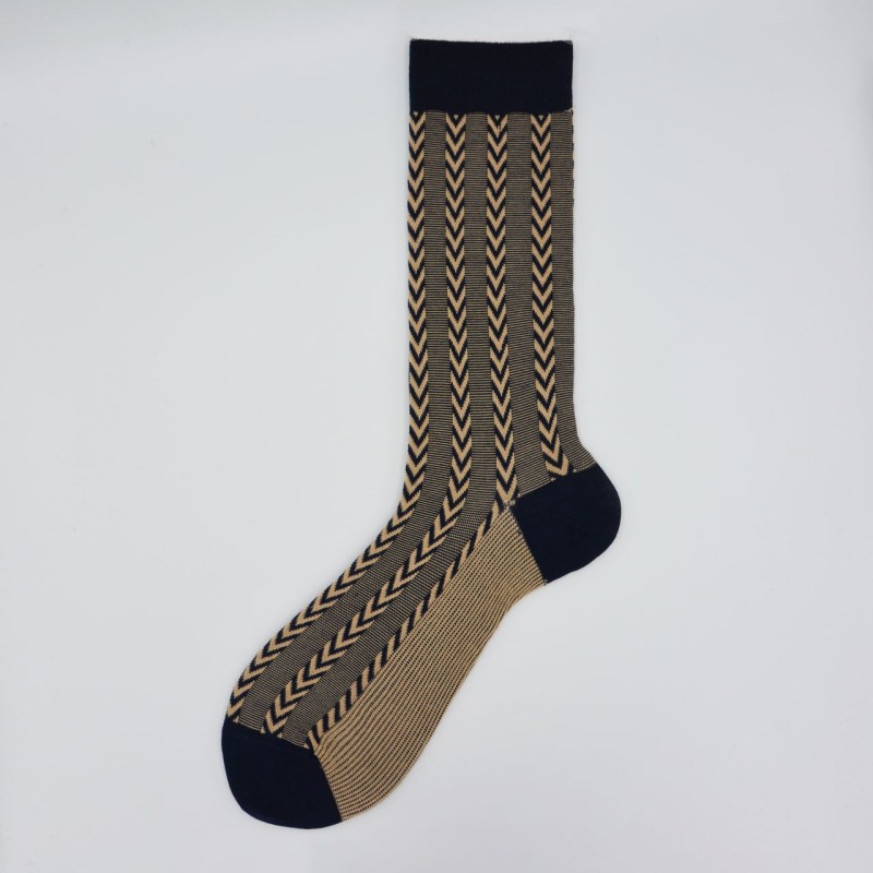 Calza corta in cotone e cashmere in...