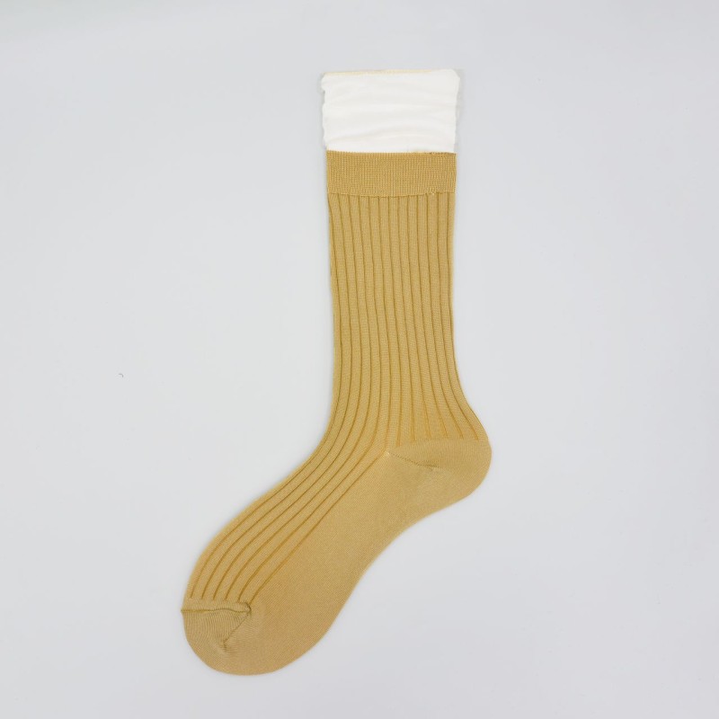 Calza in viscosa con sbuffo in...