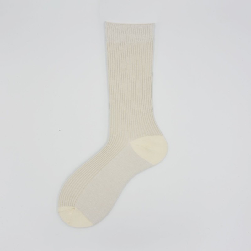 Calza corta in misto cashmere a...