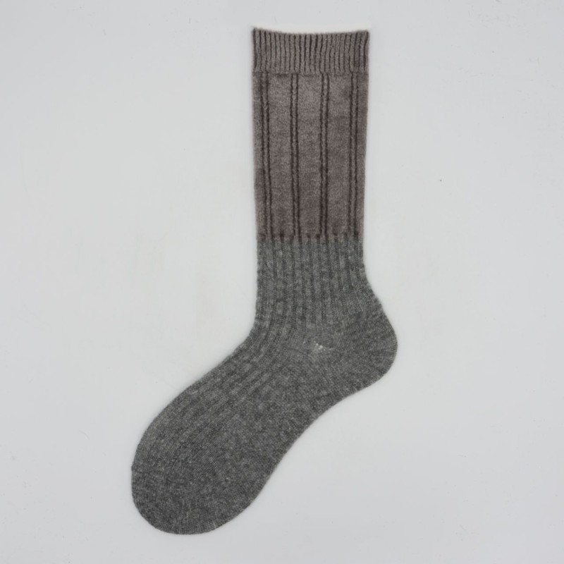 Calza corta in misto cashemere...