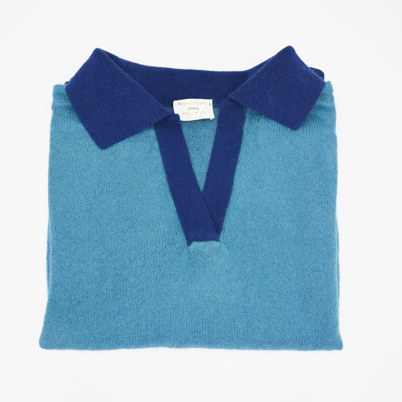 Polo in lana e mohair oversize Softy