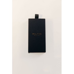 Calza corta di Natale in lana vergine a righe Klaus