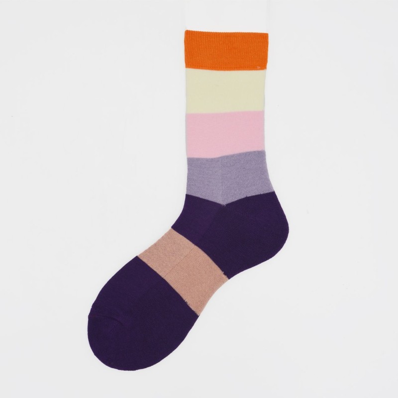 Calza corta in cotone a rigoni Granata