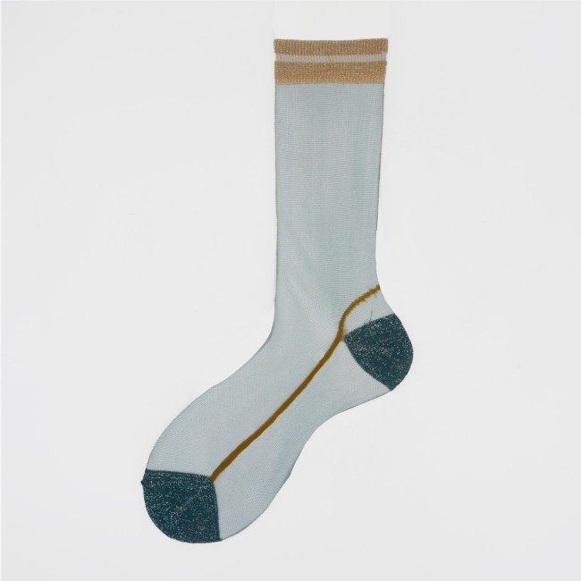 Calza corta in filopesca con dettaglio tallone Mariuccia 2