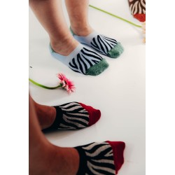 Fantasmino da donna in cotone filoscozia con fantasia animalier Sabbia