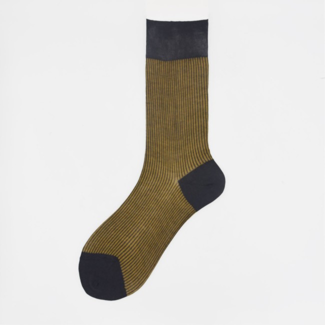 Calza corta in cotone oxford Mirto