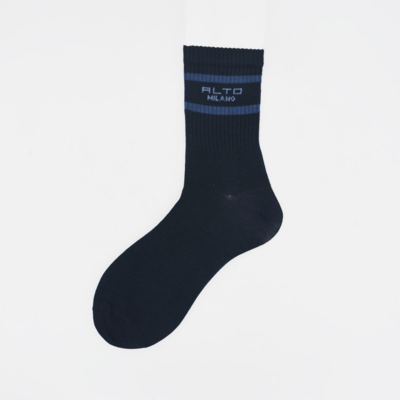 Calza corta in spugna di cotone con...