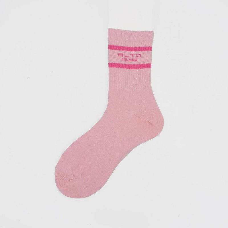 Calza corta in spugna di cotone con...