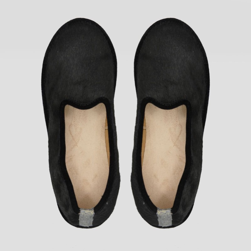 Ballerina in cavallino con suola...