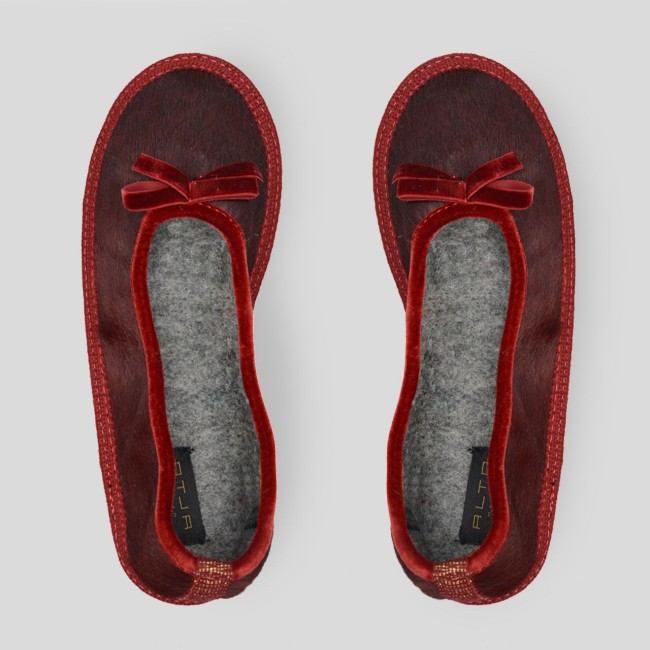 Slipper in cavallino in tinta unita e animalier Alice