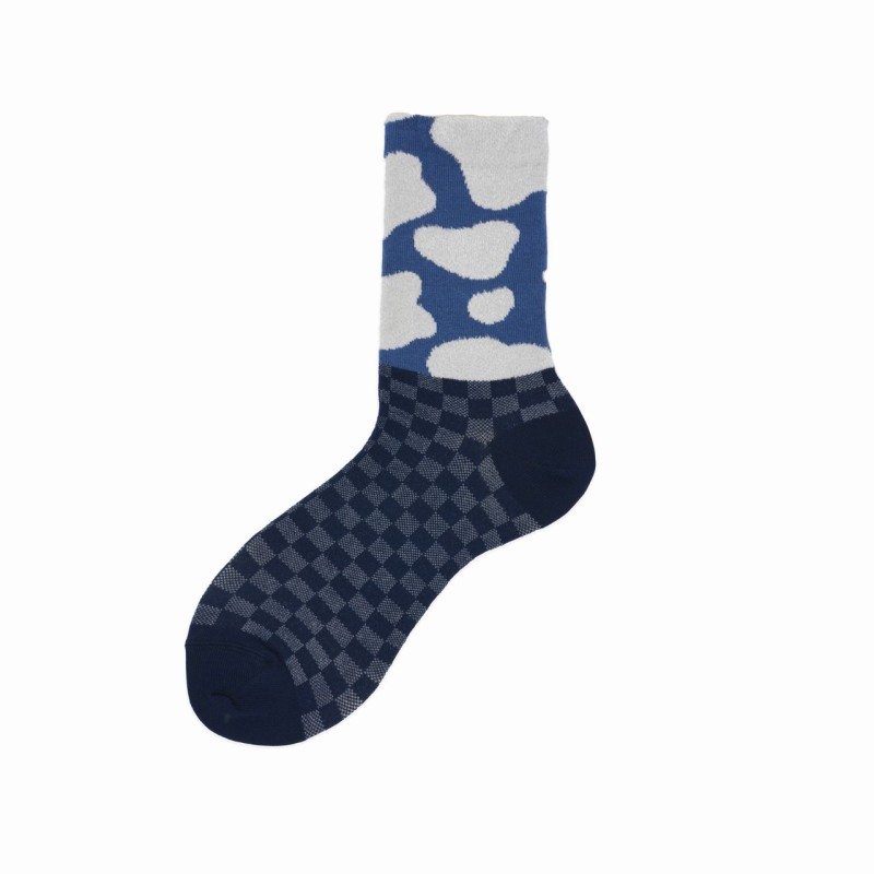 Calza corta in cotone a fantasia Tessa