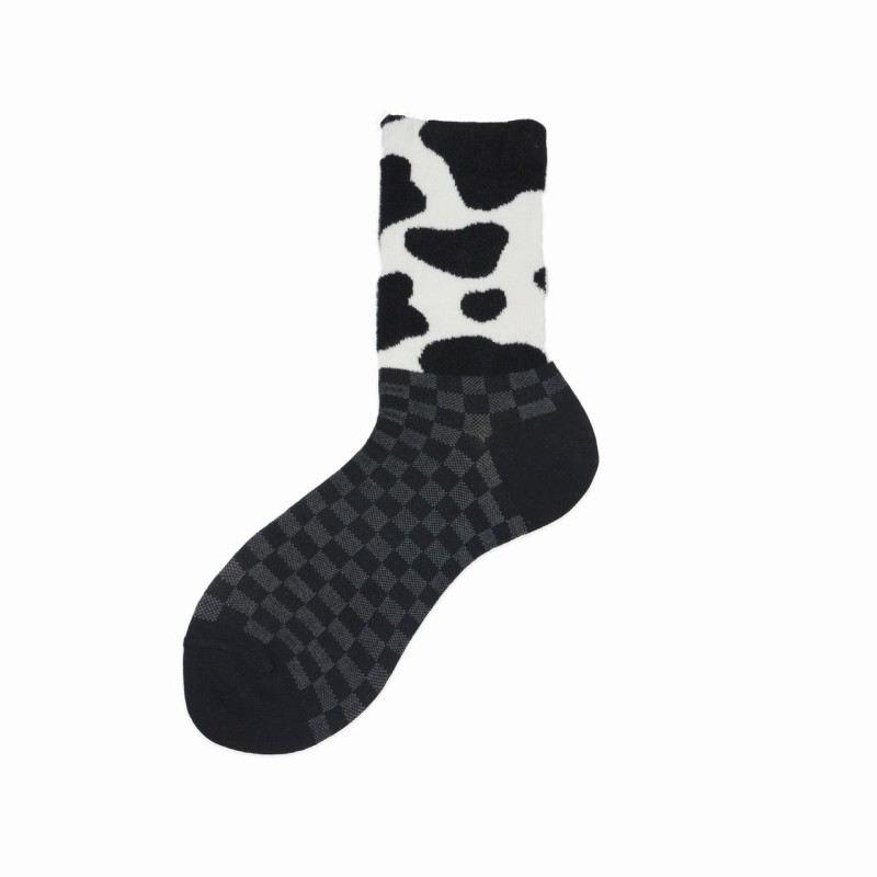 Calza corta in cotone a fantasia Tessa