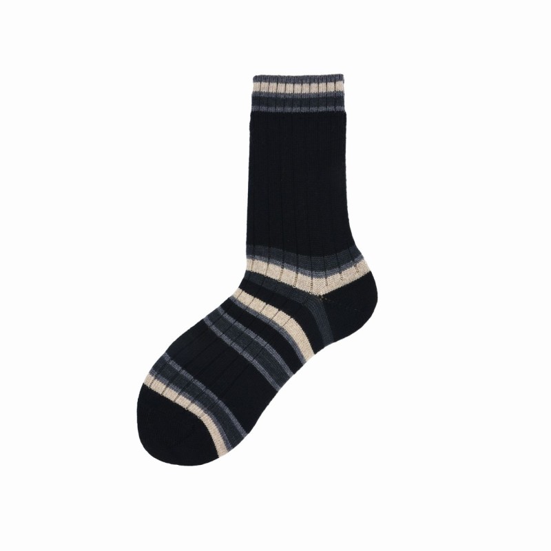 Calza corta in lana a coste Sciarda