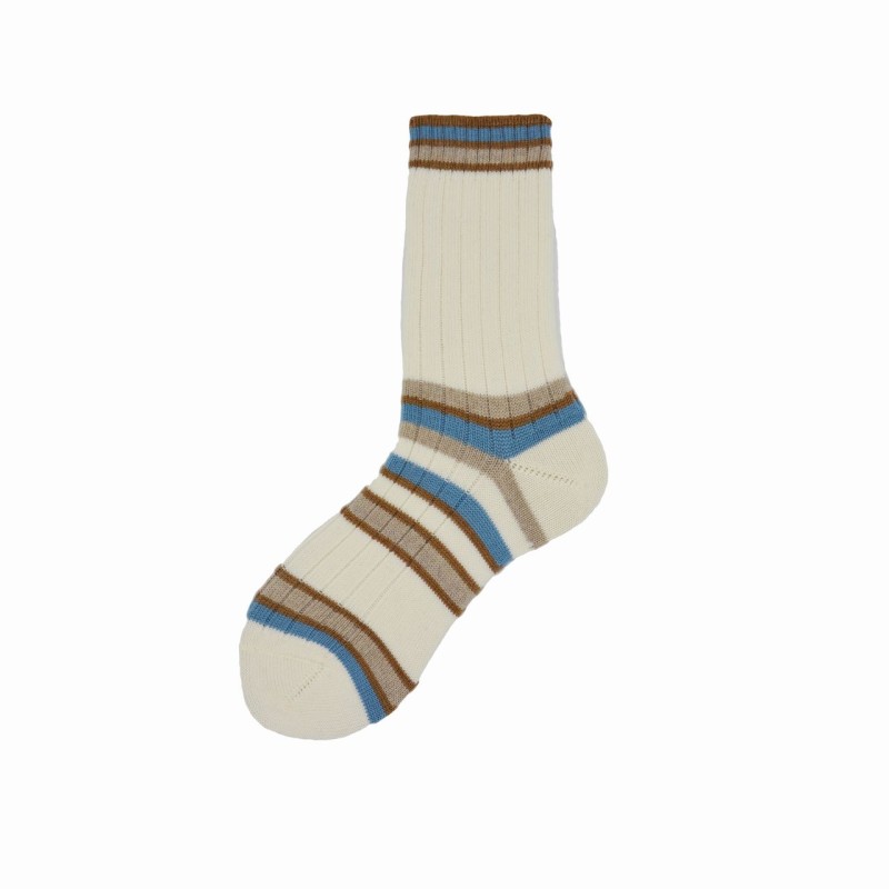 Calza corta in lana a coste Sciarda