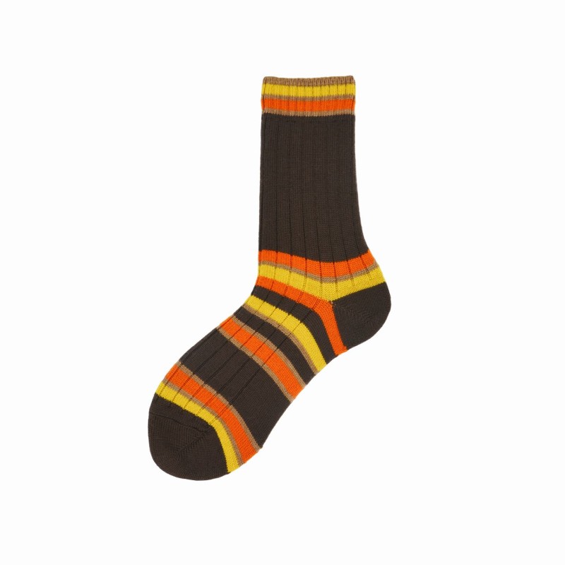 Calza corta in lana a coste Sciarda