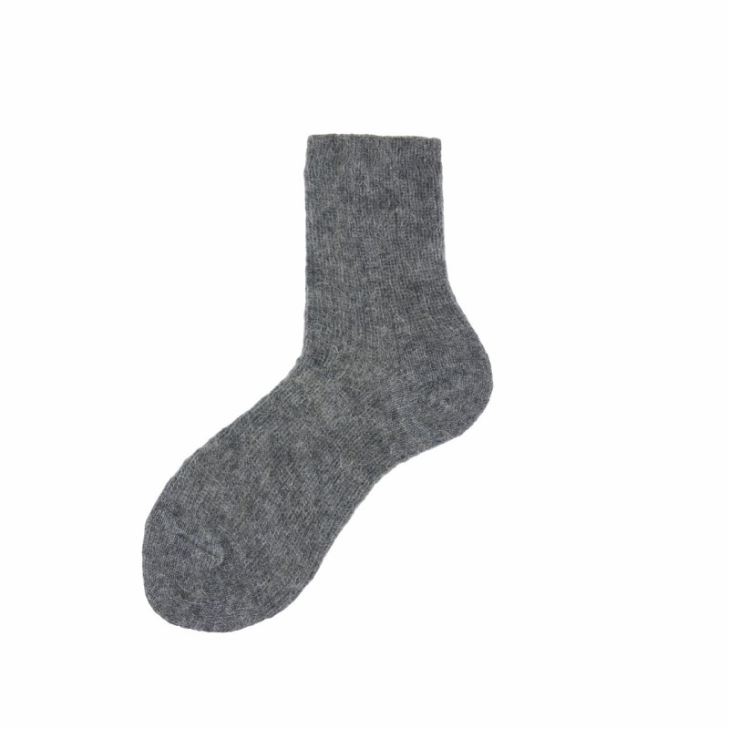 Calza corta in mohair a costa Sabine