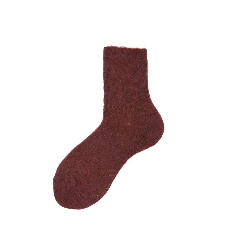 Calza corta in mohair a costa Sabine