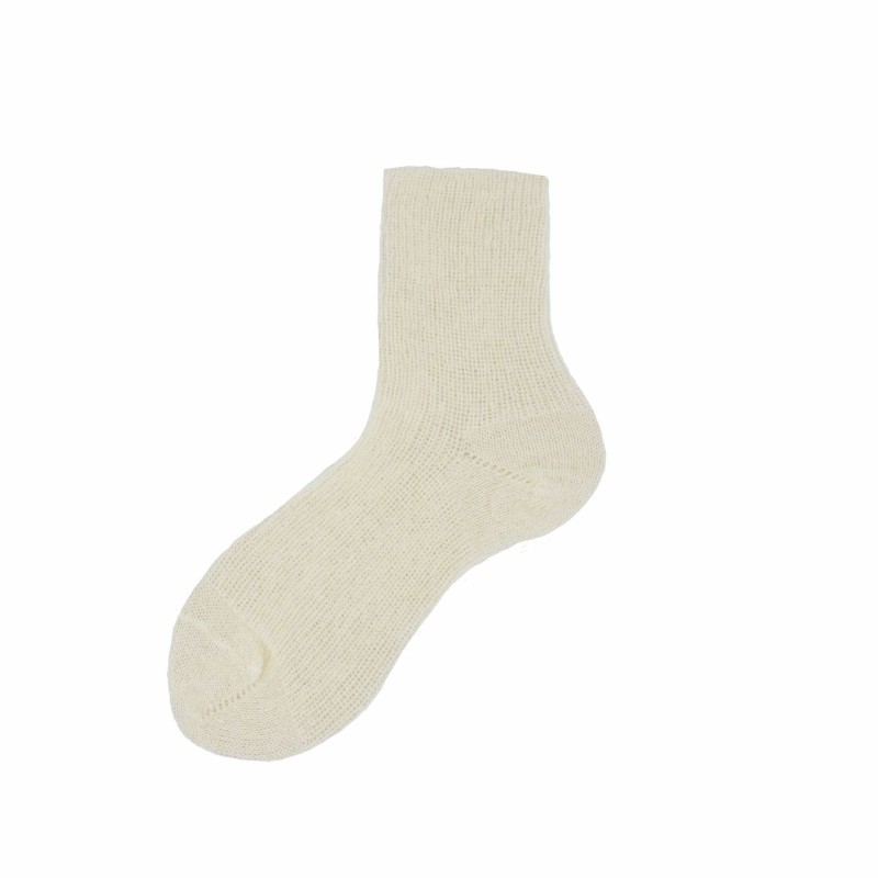 Calza corta in mohair a costa Sabine