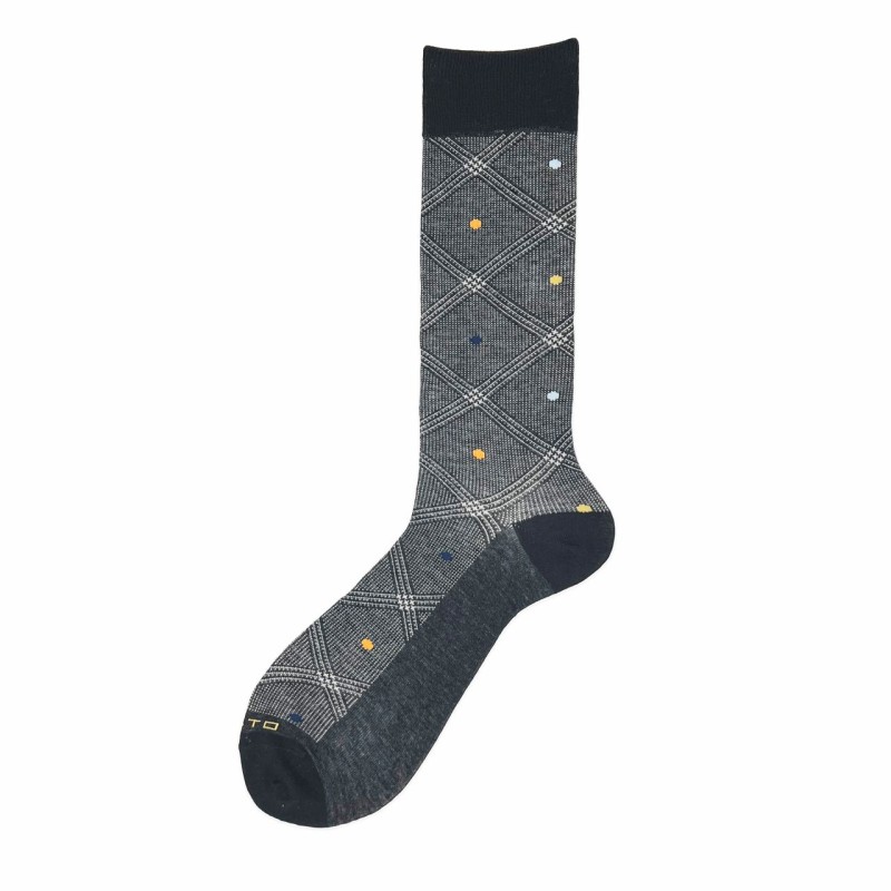 Calza corta in cotone filoscozia con...