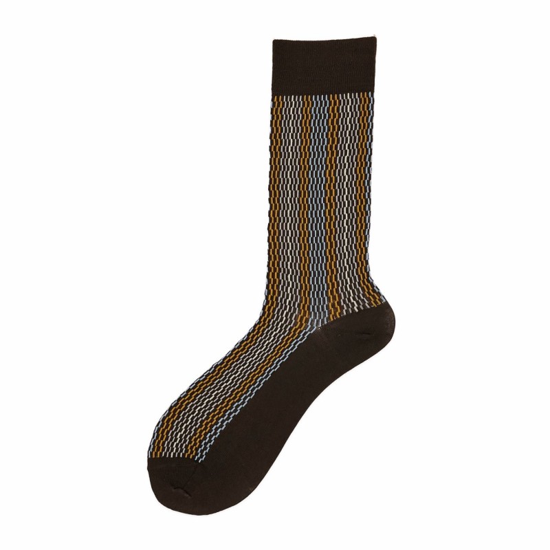 Calza corta in lana vergine in...