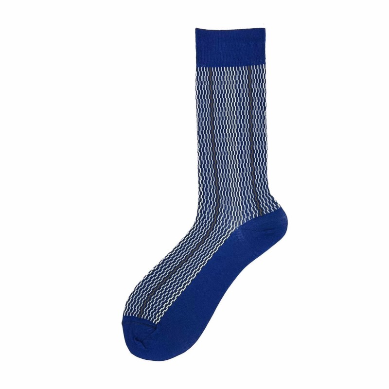 Calza corta in lana vergine in...