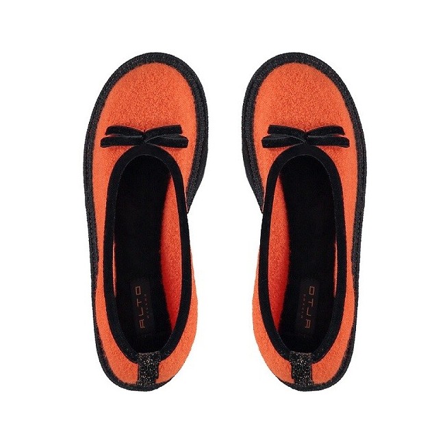 Thaila in Boiled Wool Home Slippers