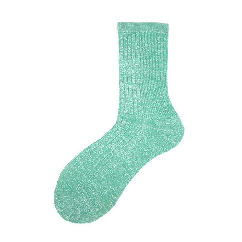 Short Sock in Cotton and Lurex N°92