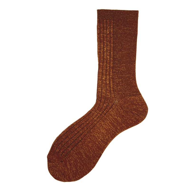 Short Sock in Cotton and Lurex N°92