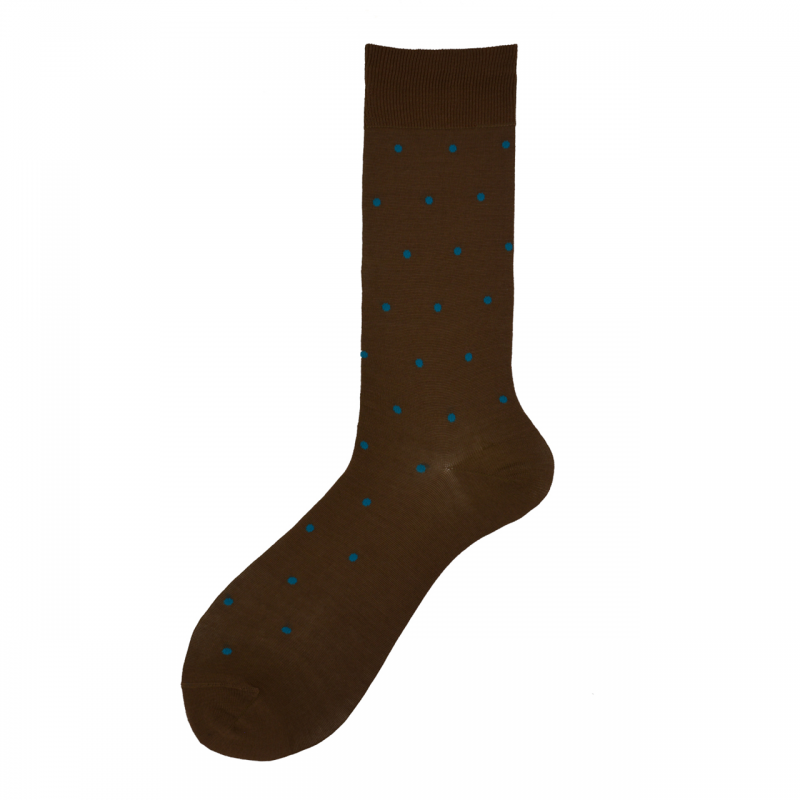 Calza corta da uomo in filoscozia a...