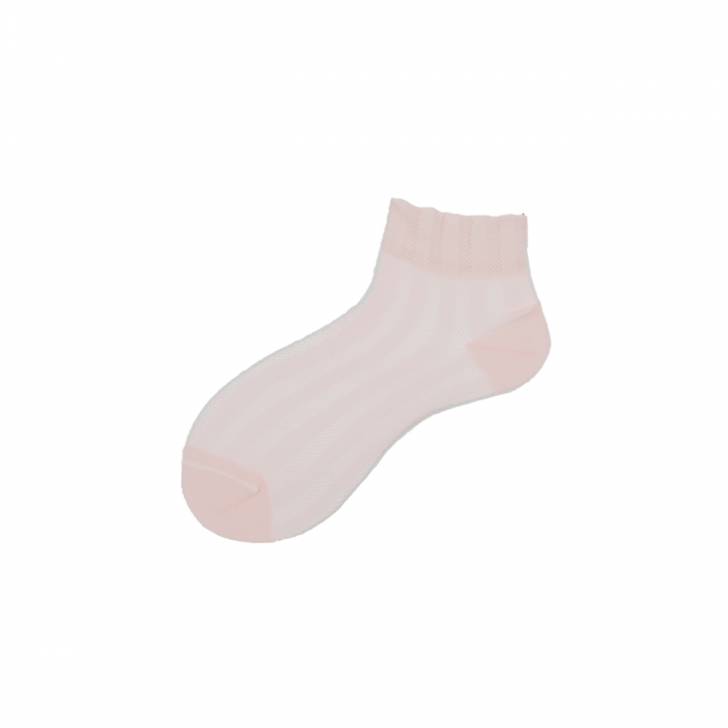 Calza corta da donna in cotone a...