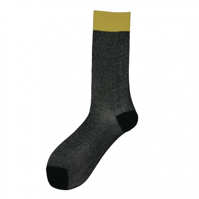 Calza corta da uomo in cotone grano di riso Bracco