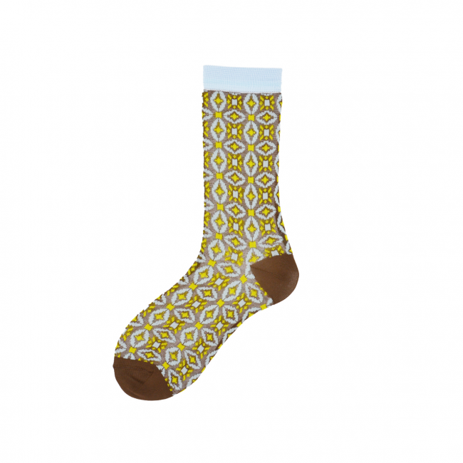 Calza corta da donna in viscosa con motivo floreale Quinn