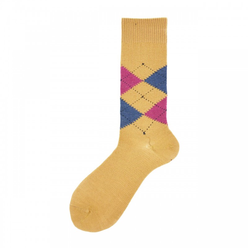 Calza corta in lana merino con...