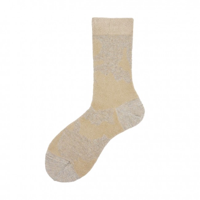 Calza corta in cotone a macchie Amelia