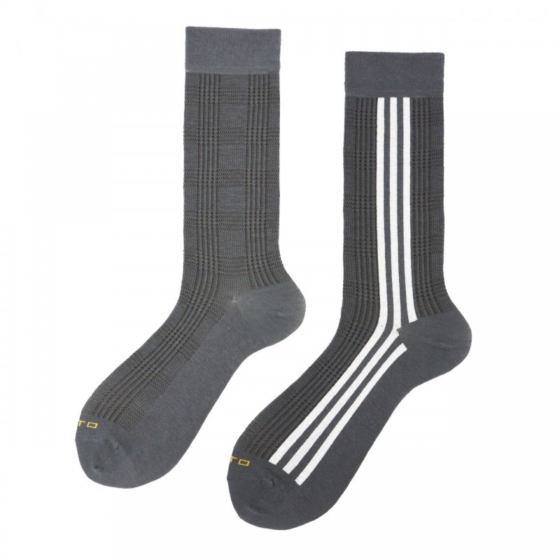 Calza corta rasata vanisé a fantasia...