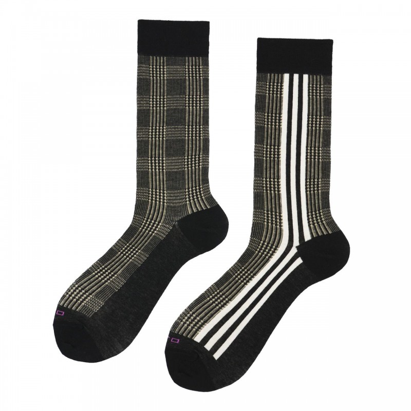 Calza corta rasata vanisé a fantasia...