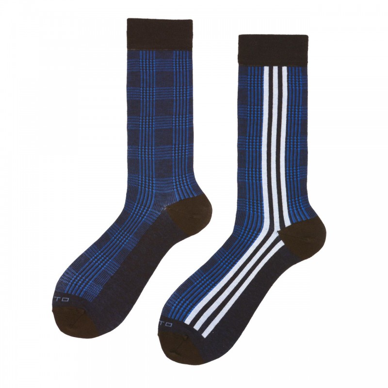 Calza corta rasata vanisé a fantasia...