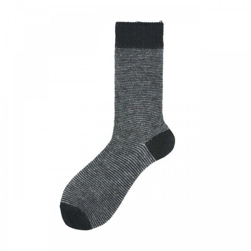 Calza corta con lana mohair a...