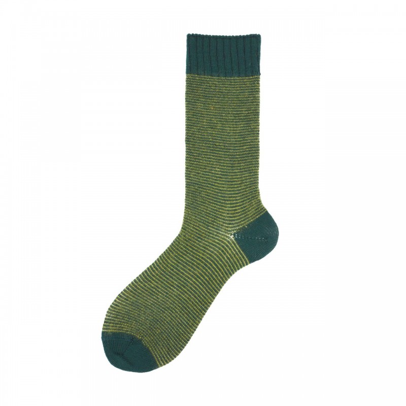 Calza corta con lana mohair a...