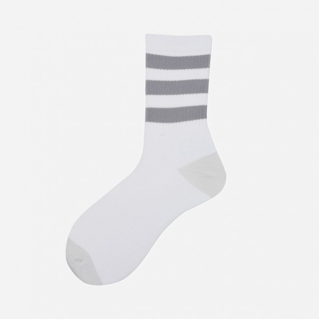 Calza corta donna in mezza spugna con righe Zara