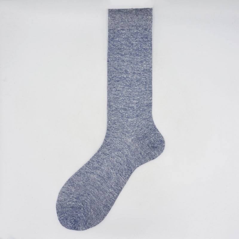 Calza da uomo corta in lino e cotone...