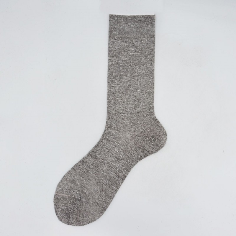 Calza da uomo corta in lino e cotone...