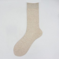 Calza da uomo corta in lino e cotone tinta unita N°40