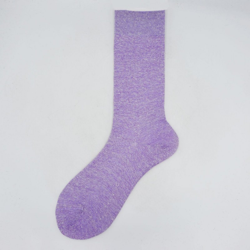 Calza da uomo corta in lino e cotone...